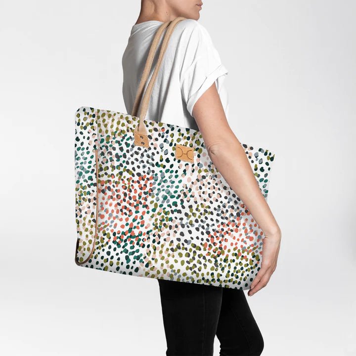 Thandana Laminated Fabric Large Beach Bag - KaryKase
