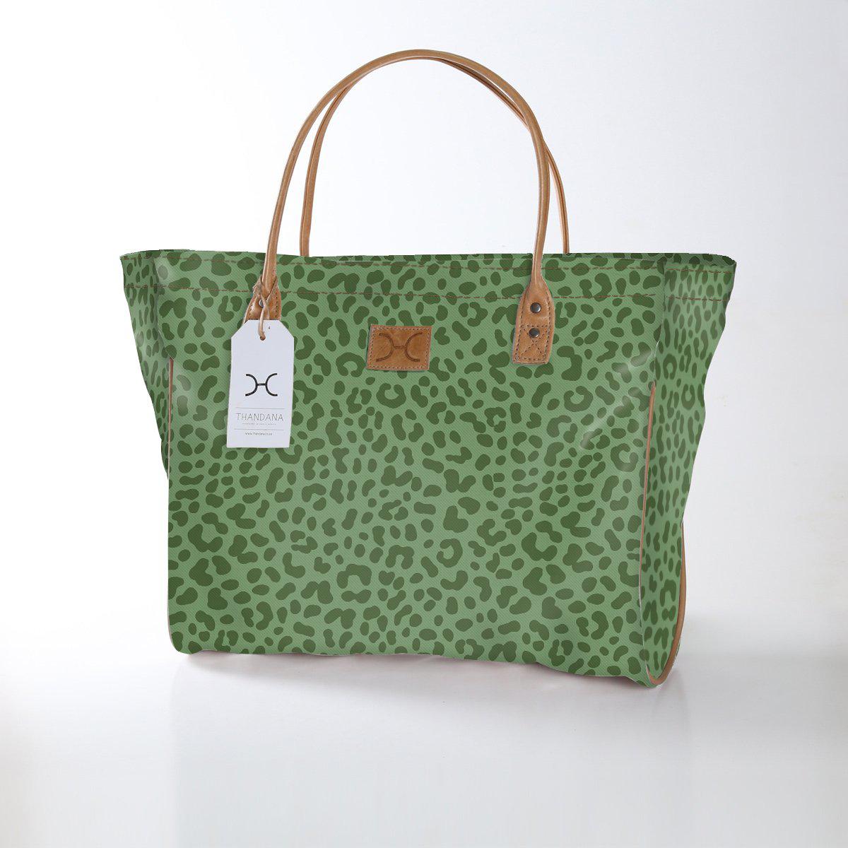 Thandana Laminated Fabric Large Beach Bag - KaryKase