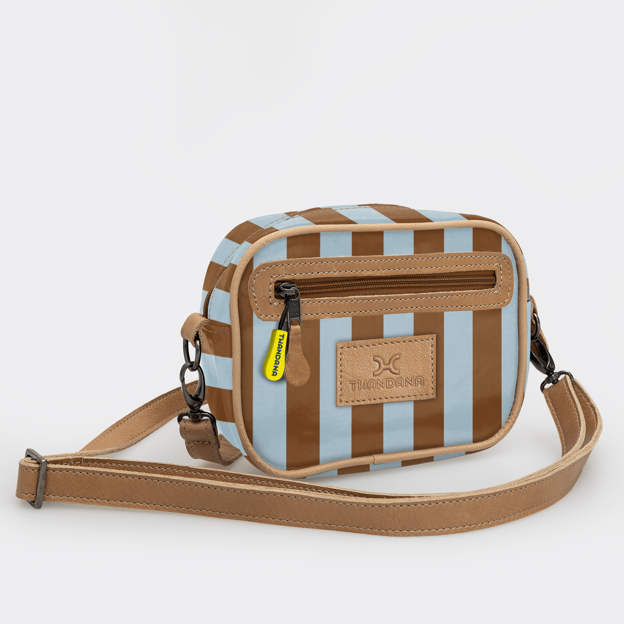 Thandana Laminated Fabric Lipstick Bag - KaryKase