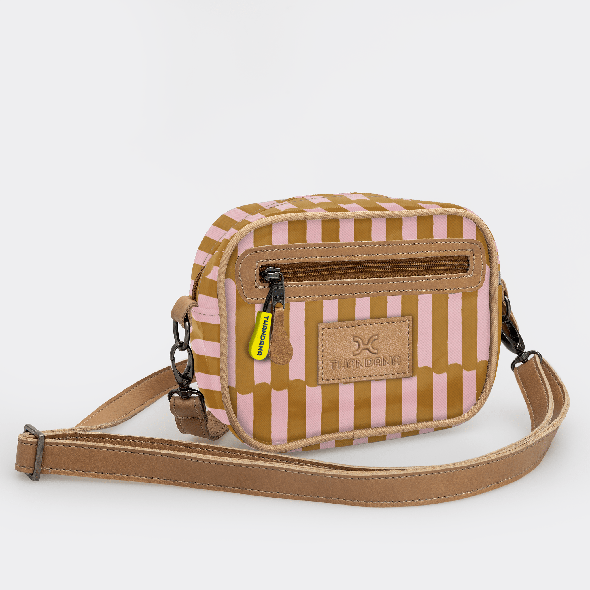 Thandana Laminated Fabric Lipstick Bag - KaryKase
