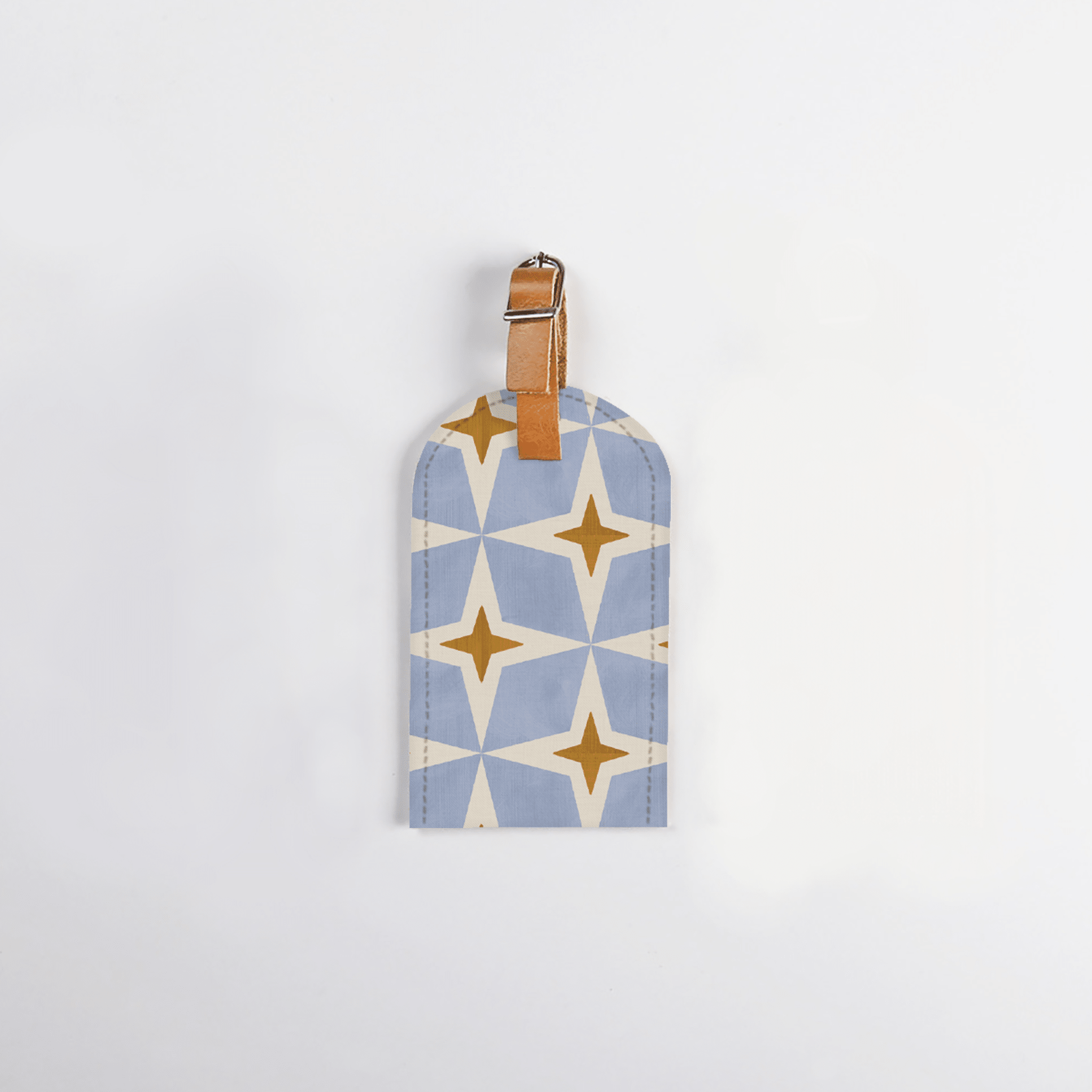 Thandana Laminated Fabric Luggage Stud Tag - KaryKase
