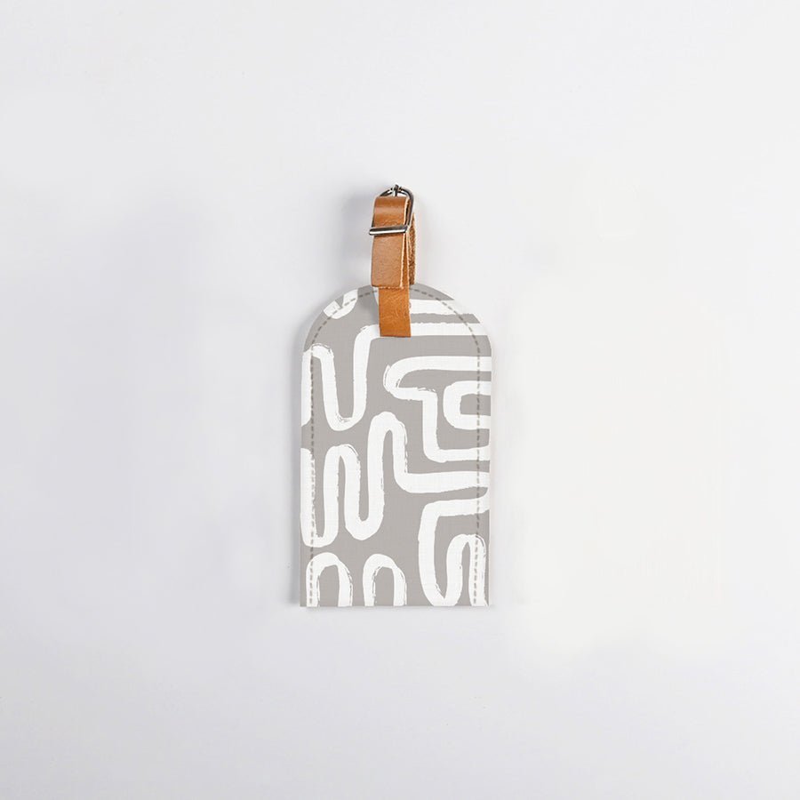 Thandana Laminated Fabric Luggage Stud Tag - KaryKase