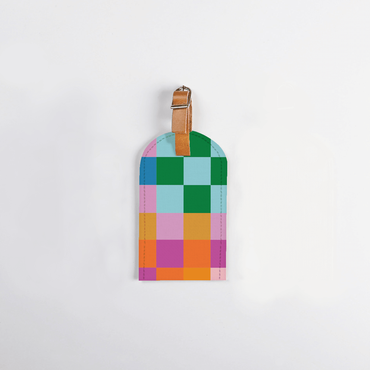 Thandana Laminated Fabric Luggage Stud Tag - KaryKase