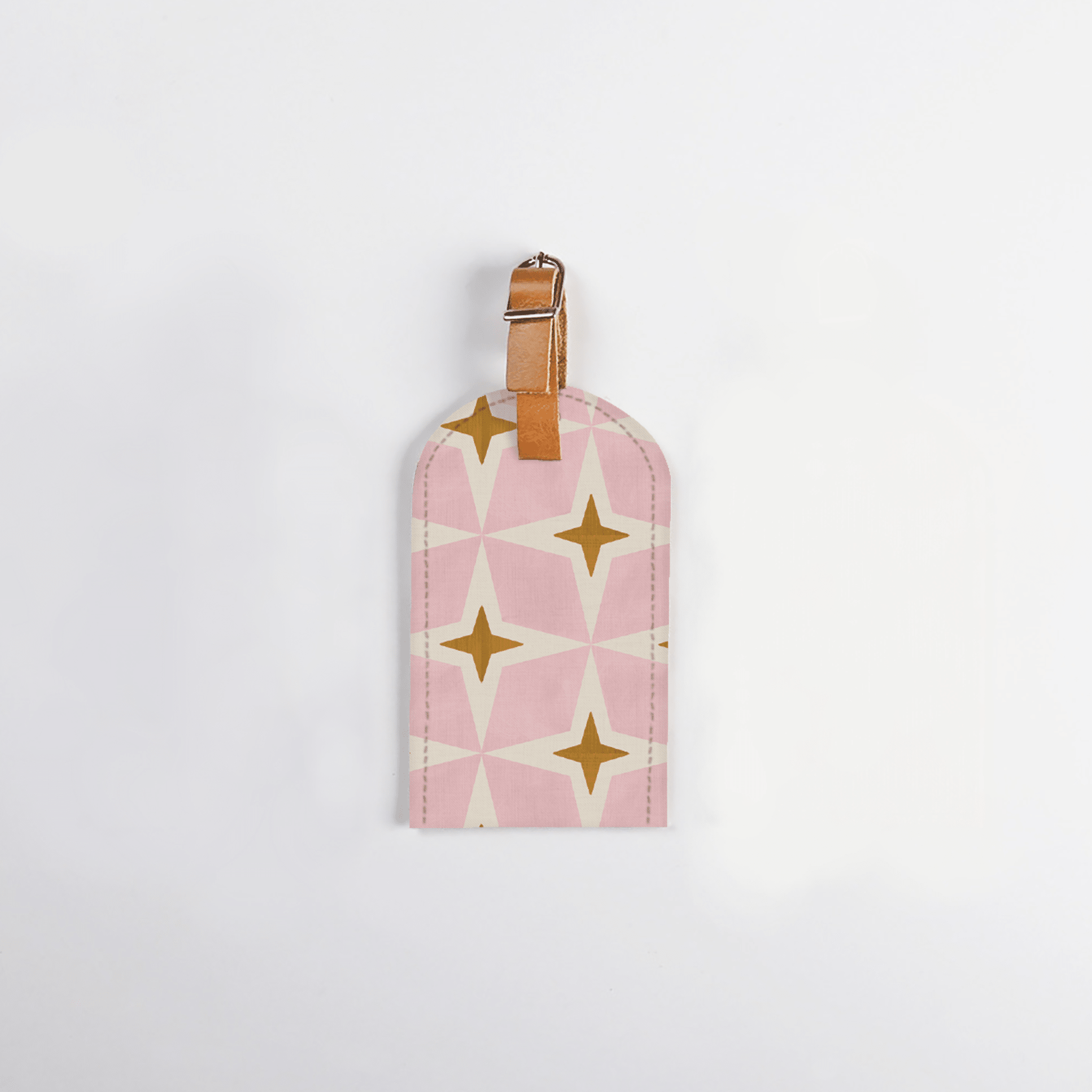 Thandana Laminated Fabric Luggage Stud Tag - KaryKase