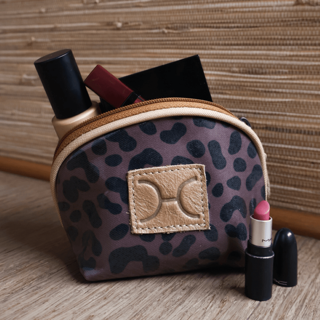 Thandana Laminated Fabric Makeup Bag - KaryKase