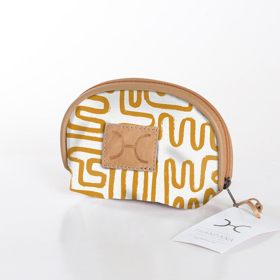 Thandana Laminated Fabric Makeup Bag - KaryKase