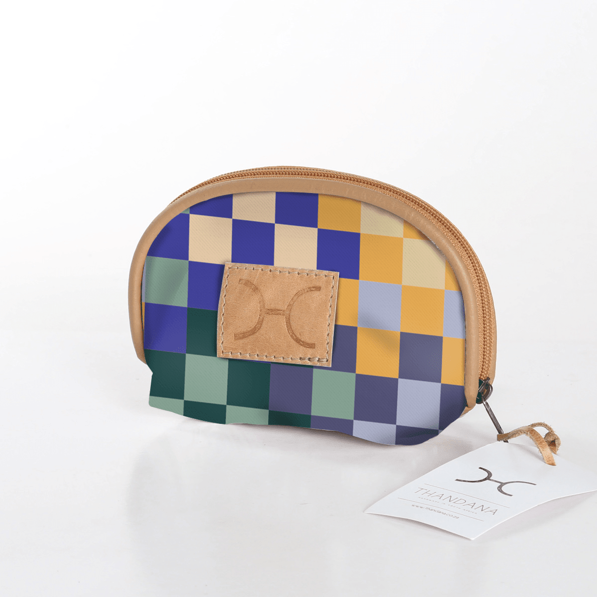 Thandana Laminated Fabric Makeup Bag - KaryKase