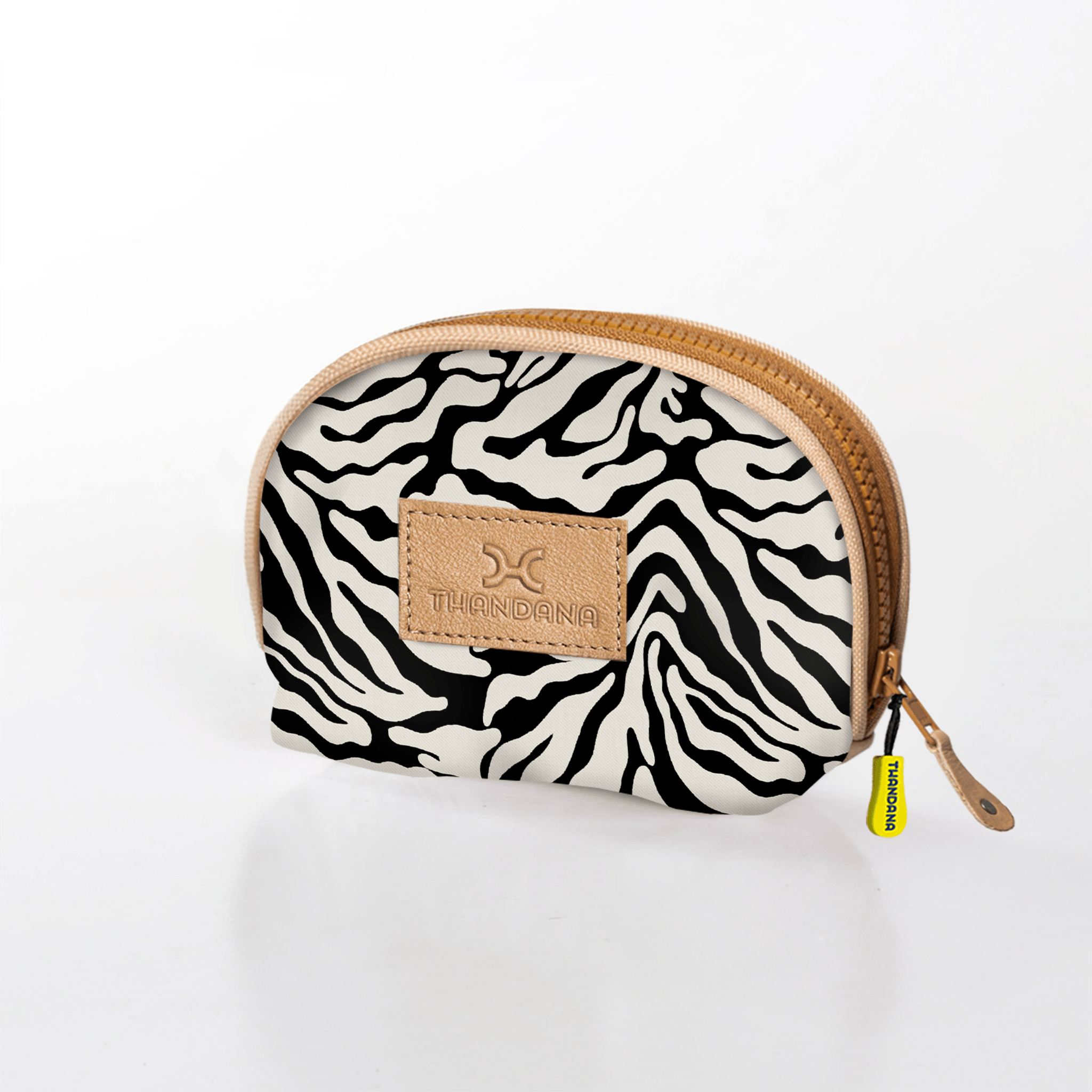 Thandana Laminated Fabric Makeup Bag - KaryKase
