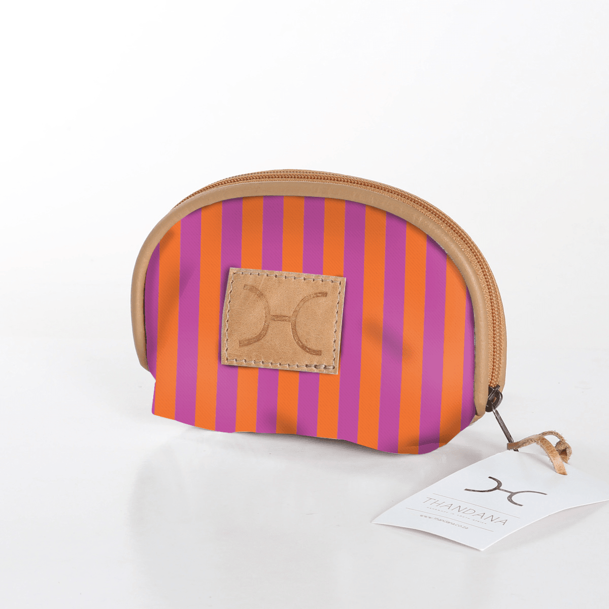 Thandana Laminated Fabric Makeup Bag - KaryKase