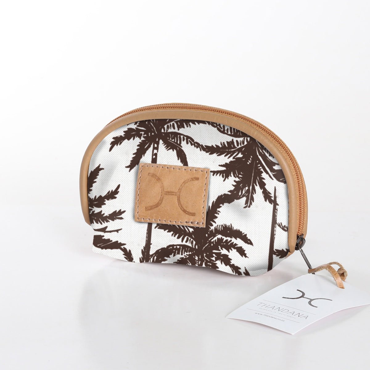 Thandana Laminated Fabric Makeup Bag - KaryKase