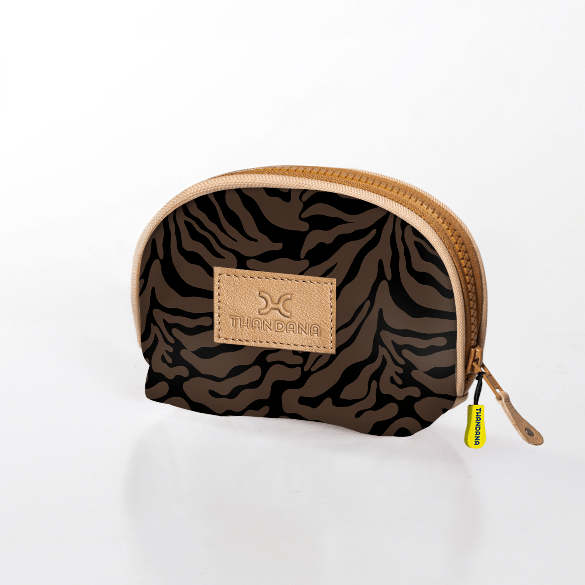Thandana Laminated Fabric Makeup Bag - KaryKase