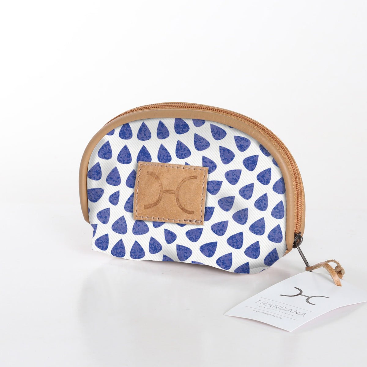 Thandana Laminated Fabric Makeup Bag - KaryKase