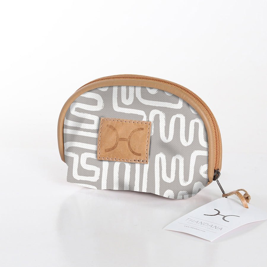Thandana Laminated Fabric Makeup Bag - KaryKase