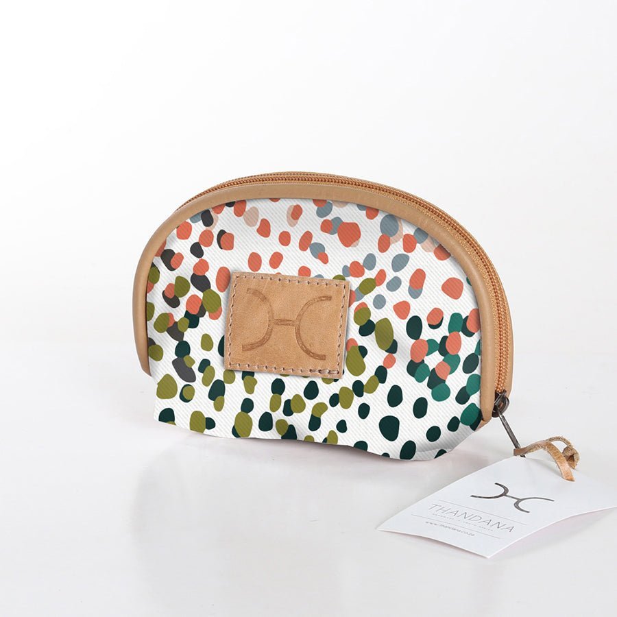 Thandana Laminated Fabric Makeup Bag - KaryKase