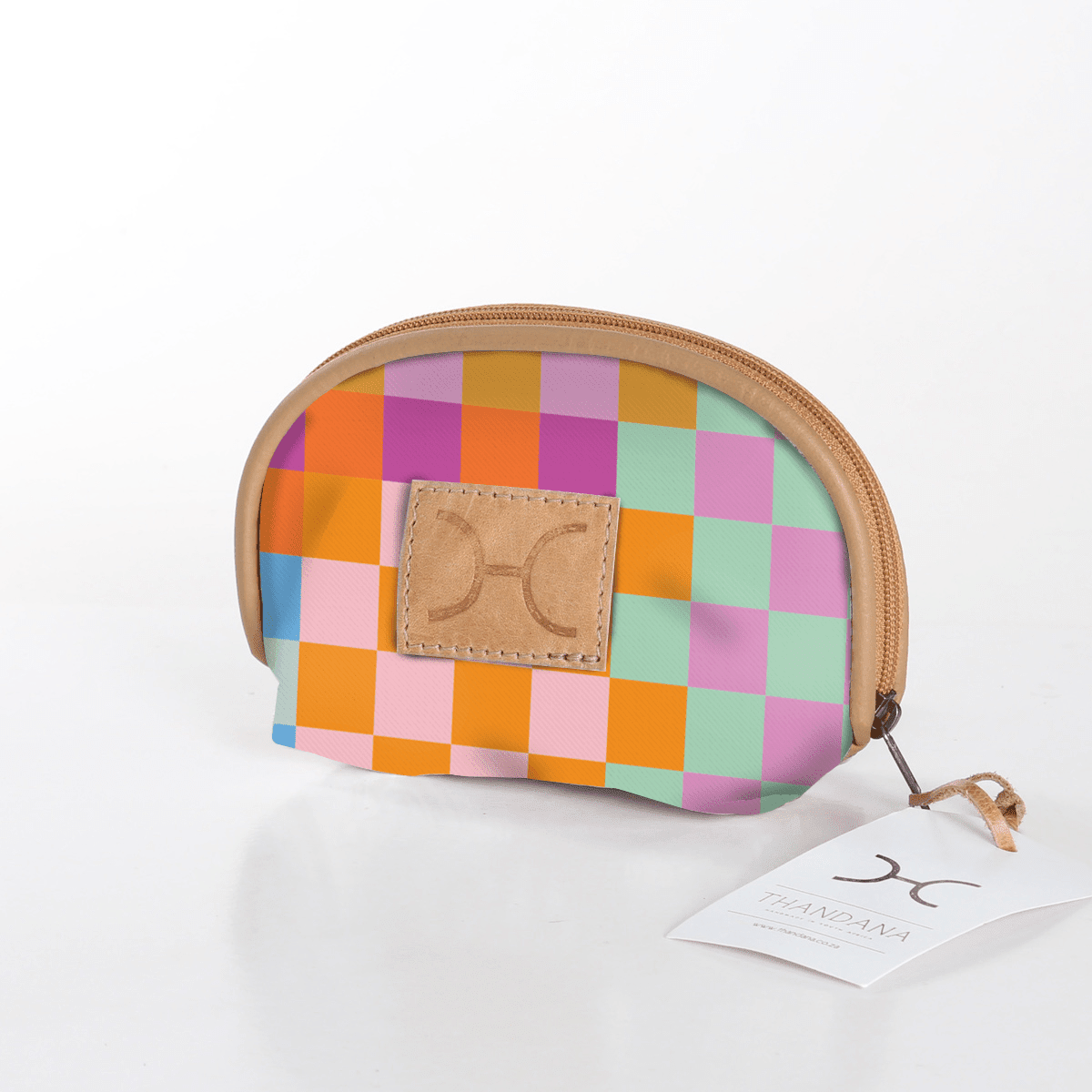 Thandana Laminated Fabric Makeup Bag - KaryKase