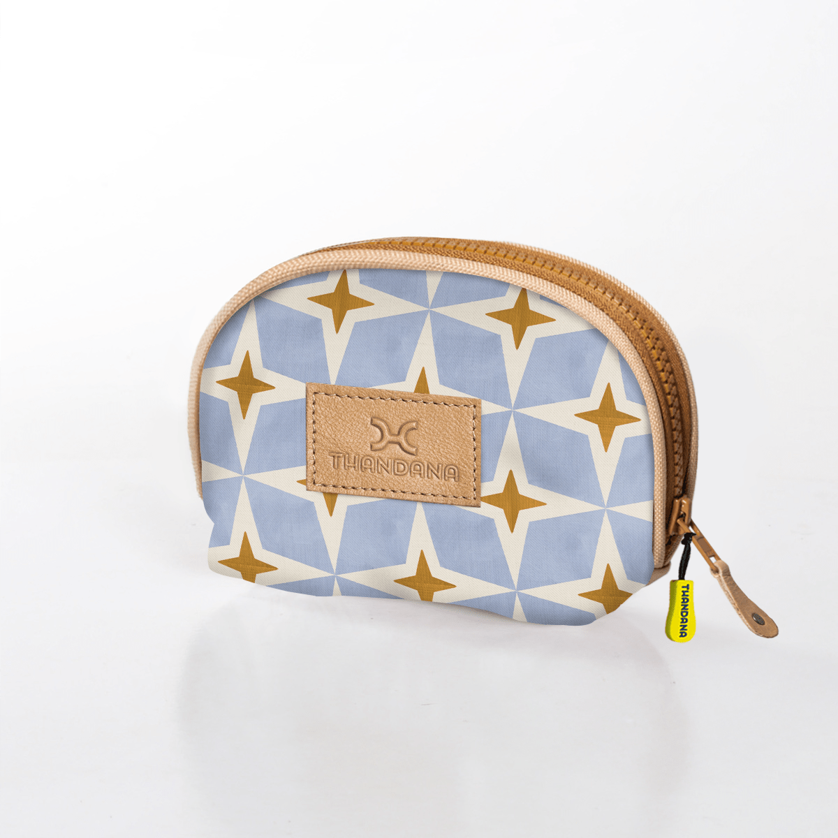 Thandana Laminated Fabric Makeup Bag - KaryKase