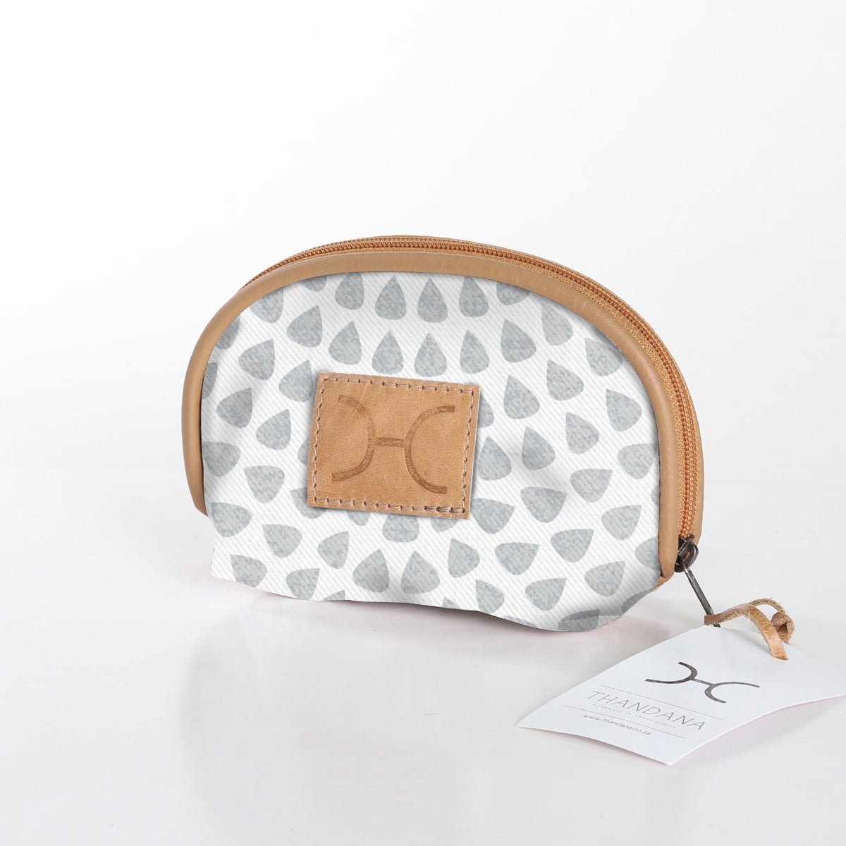 Thandana Laminated Fabric Makeup Bag - KaryKase
