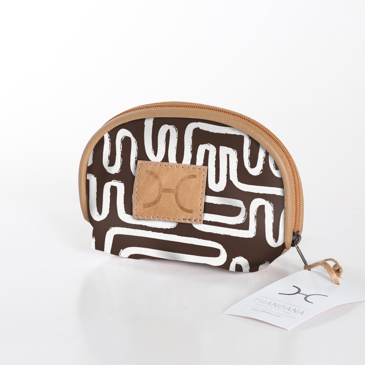 Thandana Laminated Fabric Makeup Bag - KaryKase