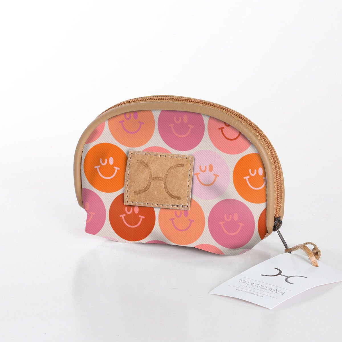 Thandana Laminated Fabric Makeup Bag - KaryKase