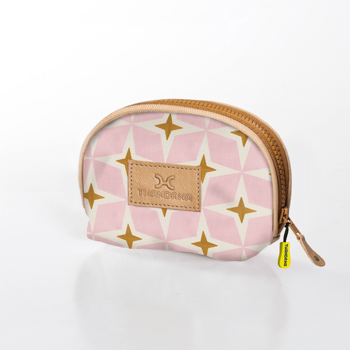 Thandana Laminated Fabric Makeup Bag - KaryKase