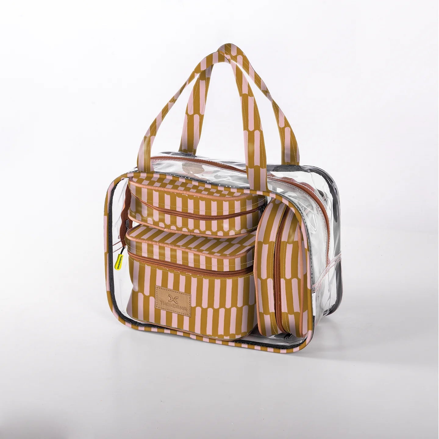 Thandana Laminated Fabric Maxi Cosmetic Set - KaryKase