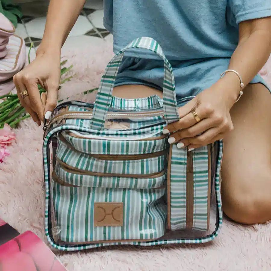 Thandana Laminated Fabric Maxi Cosmetic Set - KaryKase