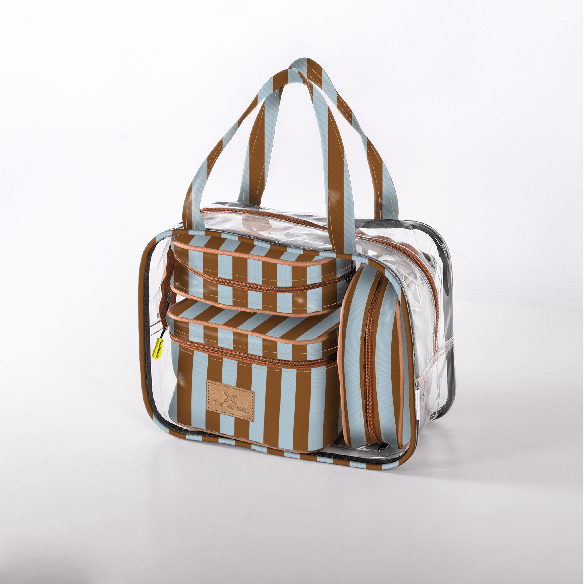 Thandana Laminated Fabric Maxi Cosmetic Set - KaryKase