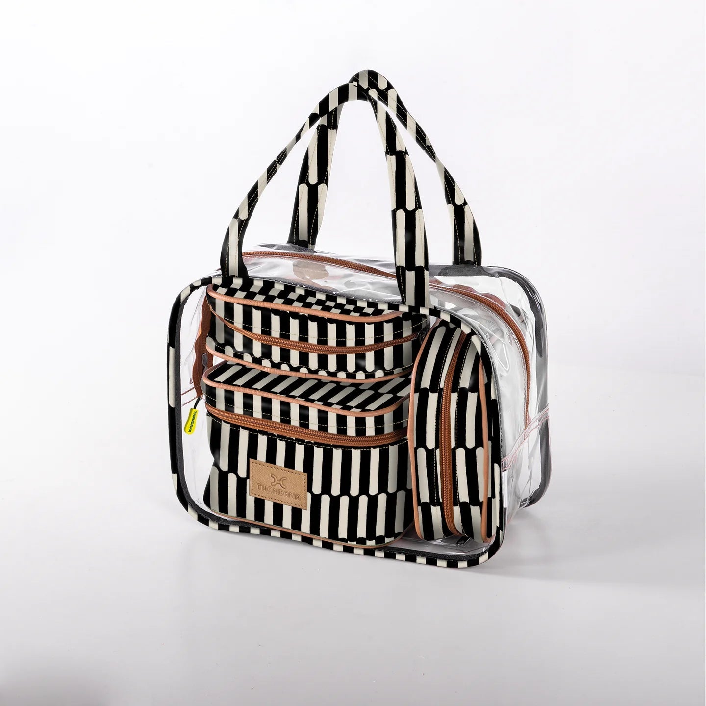 Thandana Laminated Fabric Maxi Cosmetic Set - KaryKase