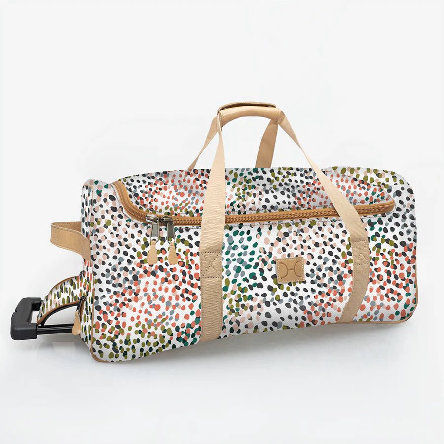 Thandana Laminated Fabric Medium Beach Bag | Confetti All About - KaryKase