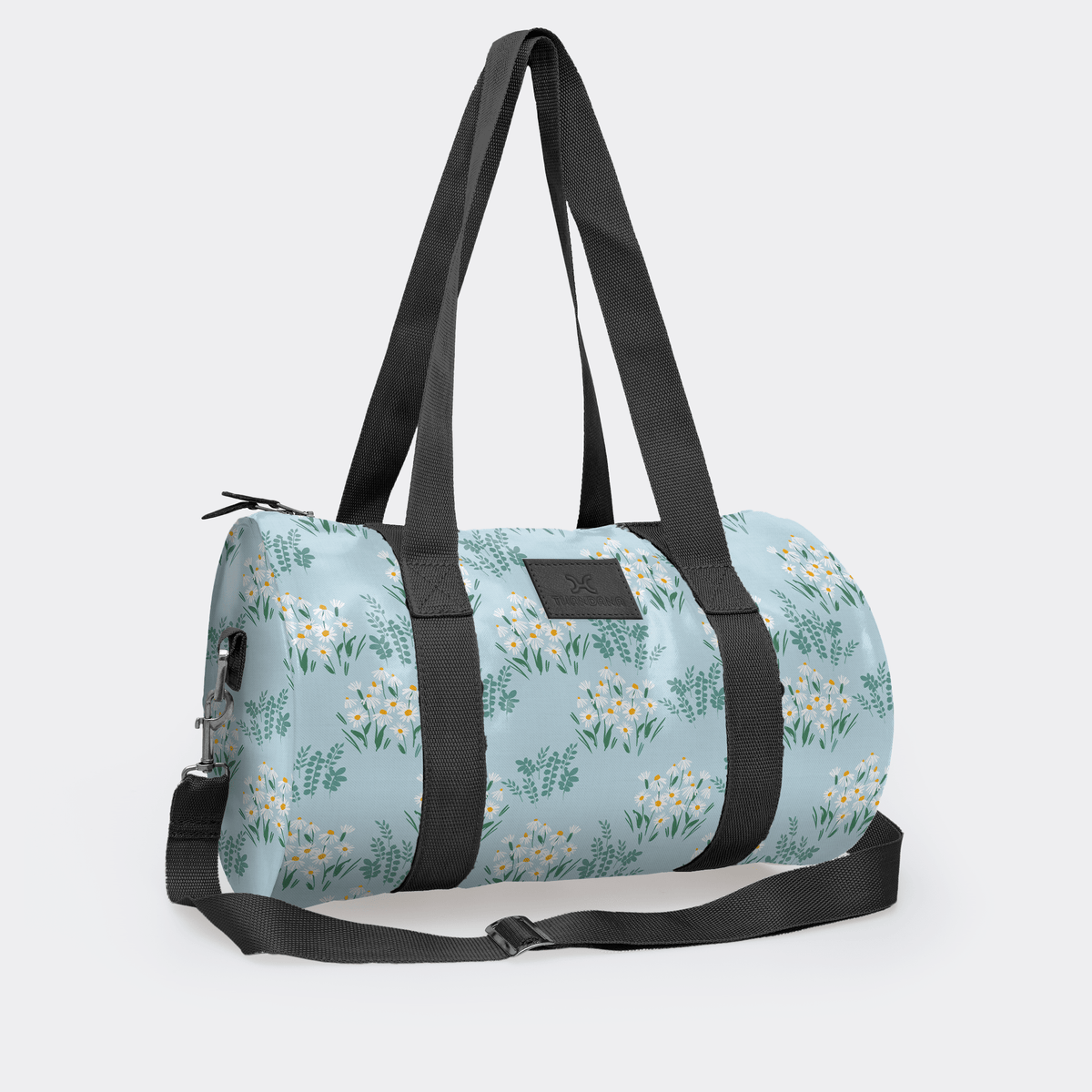 Thandana Laminated Fabric Sports & Gym Bag - Black Trim - KaryKase