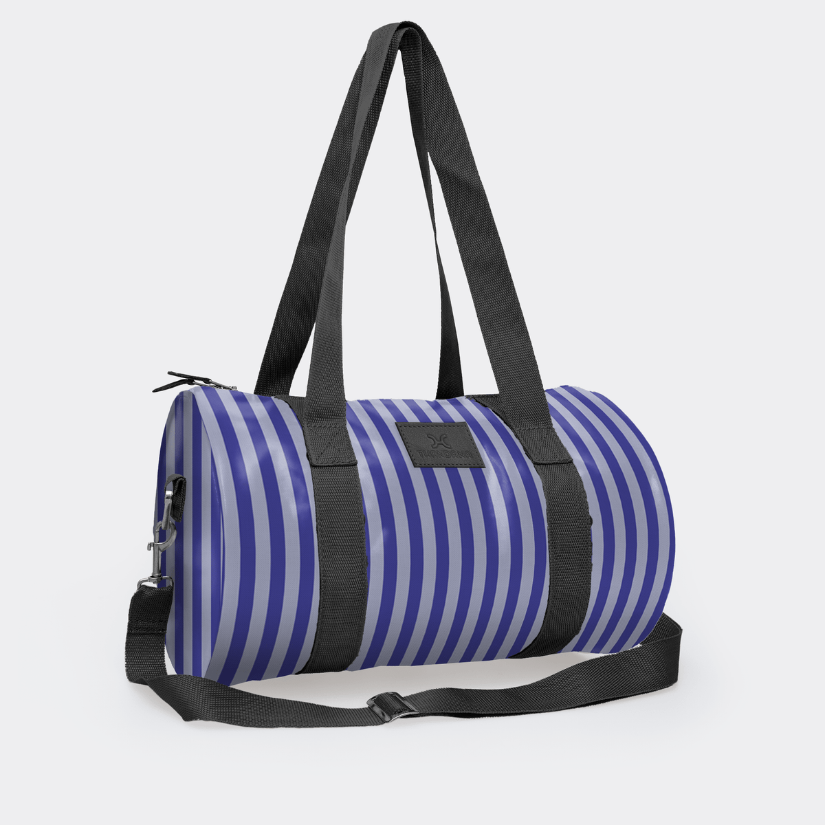 Thandana Laminated Fabric Sports & Gym Bag - Black Trim - KaryKase