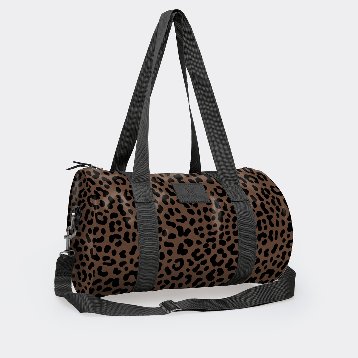 Thandana Laminated Fabric Sports & Gym Bag - Black Trim - KaryKase