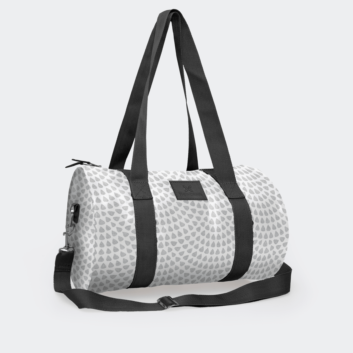 Thandana Laminated Fabric Sports & Gym Bag - Black Trim - KaryKase