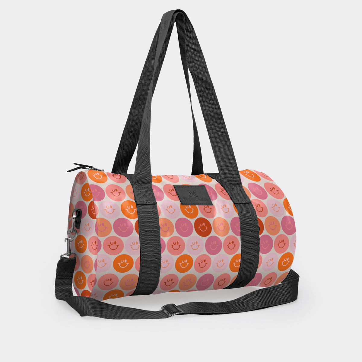 Thandana Laminated Fabric Sports & Gym Bag - Black Trim - KaryKase