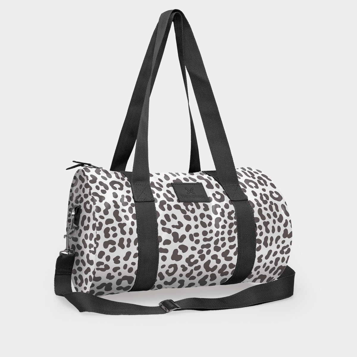 Thandana Laminated Fabric Sports & Gym Bag - Black Trim - KaryKase