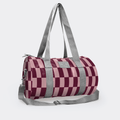 Thandana Laminated Fabric Sports & Gym Bag - Silver Trim - KaryKase