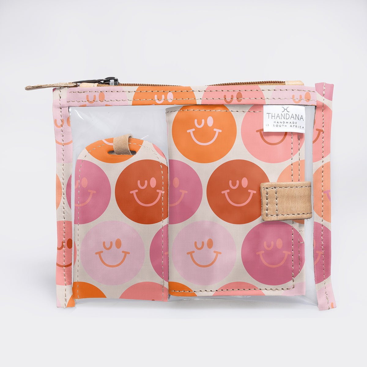 Thandana Laminated Fabric Travel Set - KaryKase