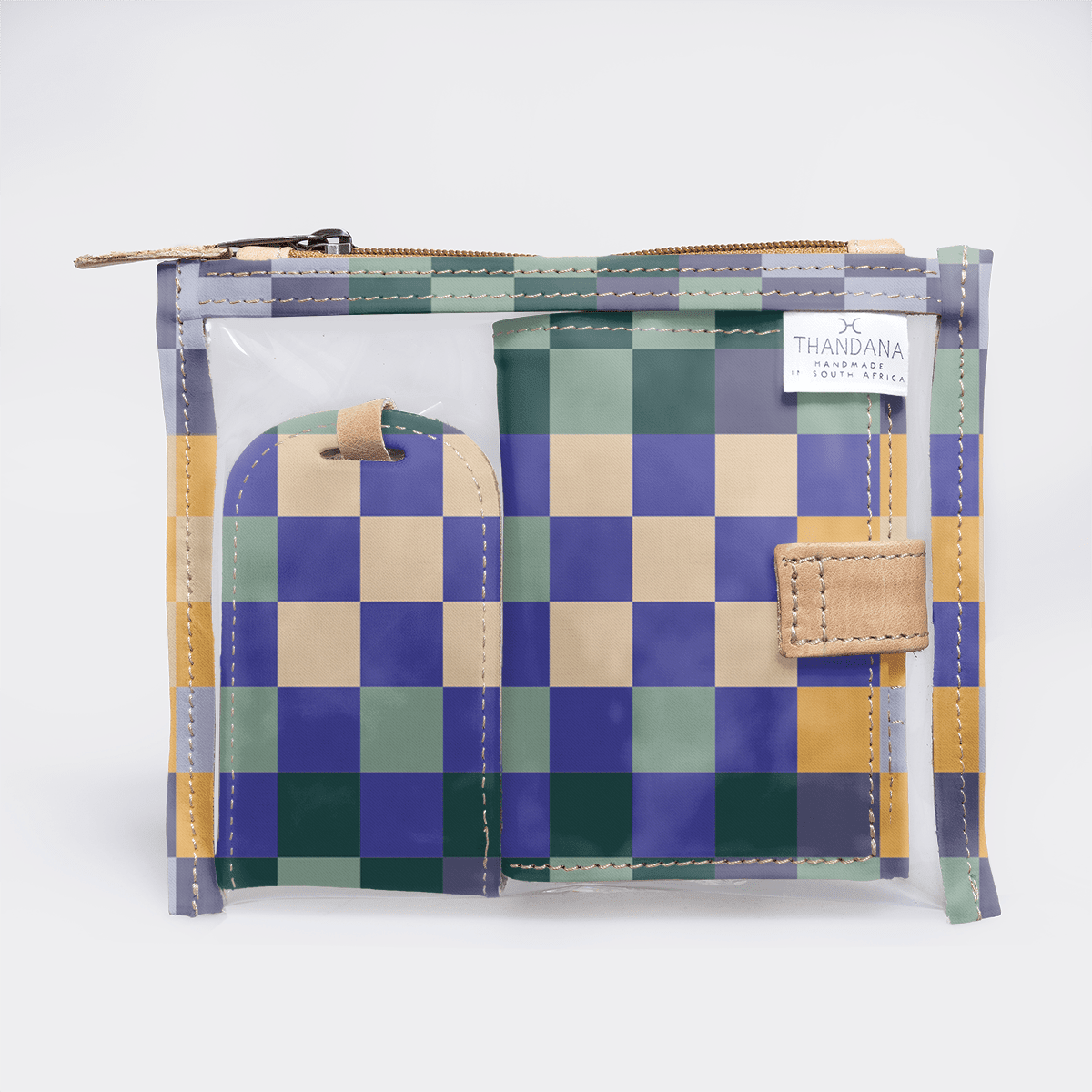 Thandana Laminated Fabric Travel Set - KaryKase