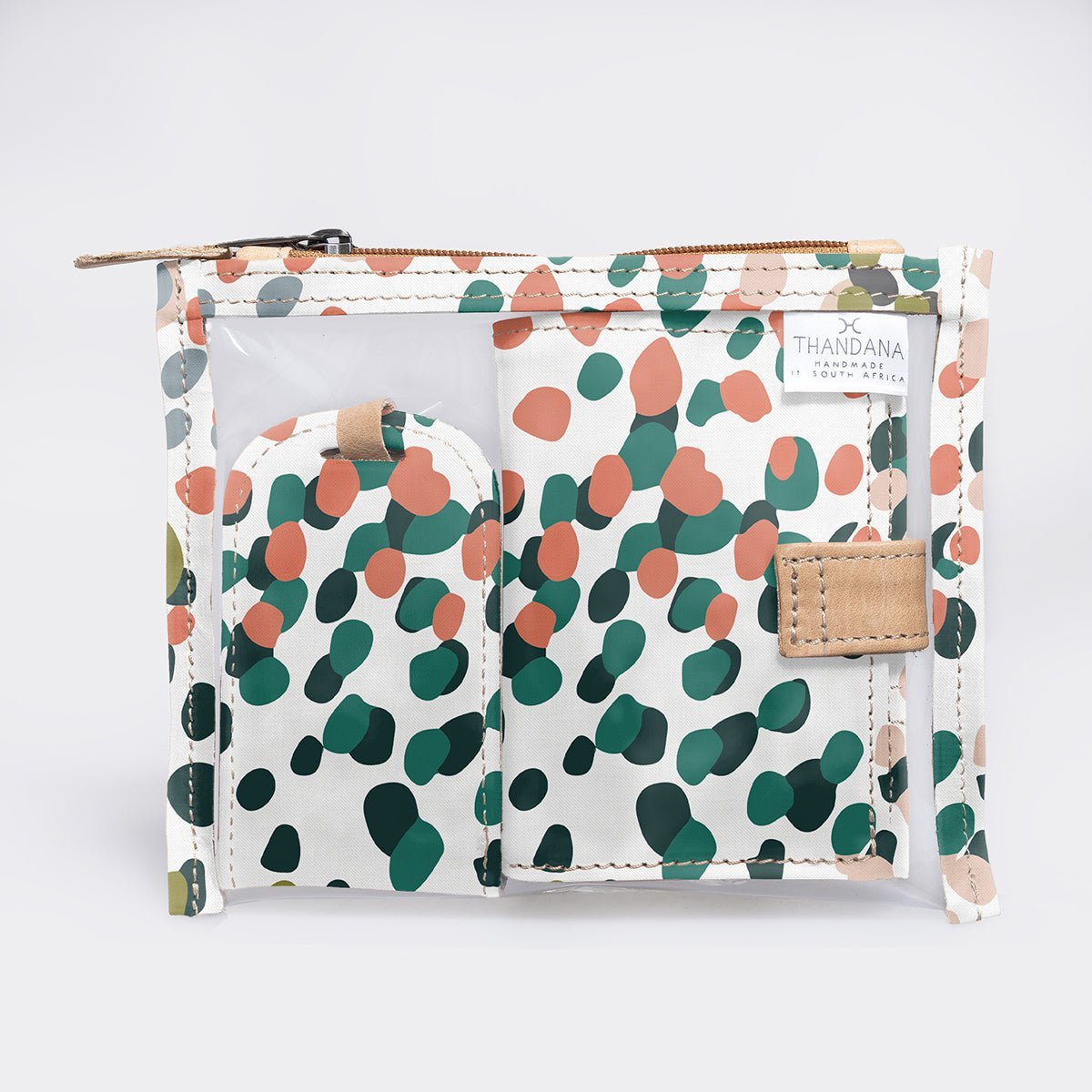 Thandana Laminated Fabric Travel Set - KaryKase