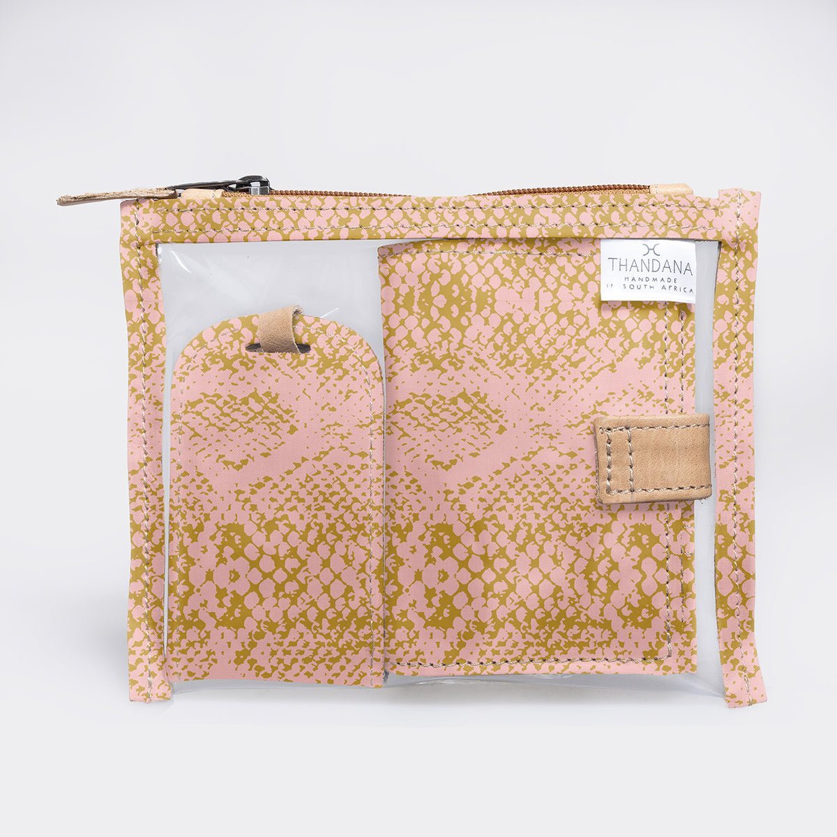 Thandana Laminated Fabric Travel Set - KaryKase