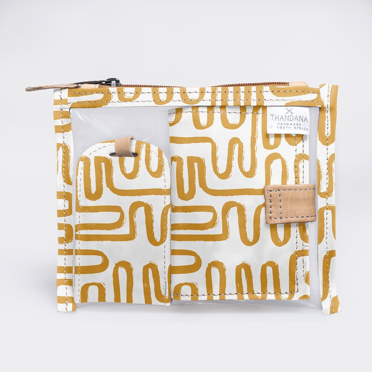 Thandana Laminated Fabric Travel Set - KaryKase