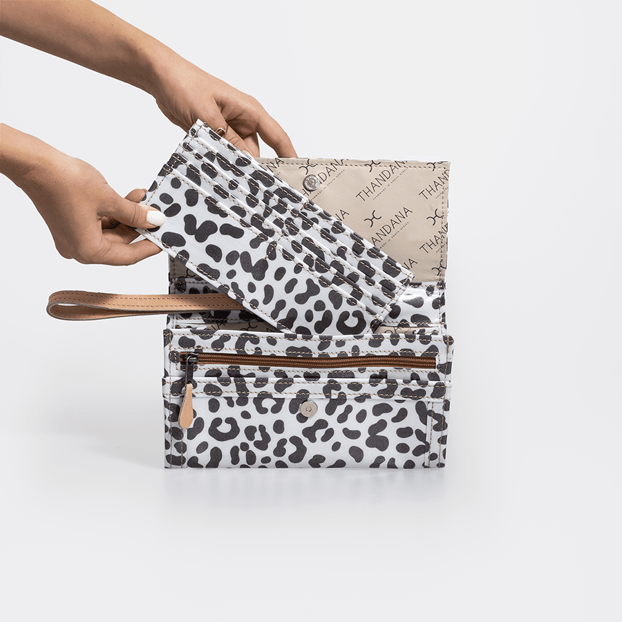 Thandana Laminated Fabric Travel Wallet - KaryKase