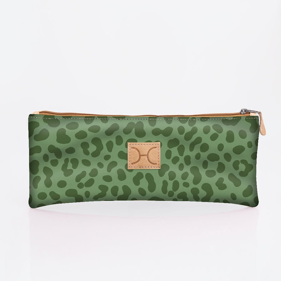 Thandana Laminated Fabric Triple Zip Pencil Case - KaryKase