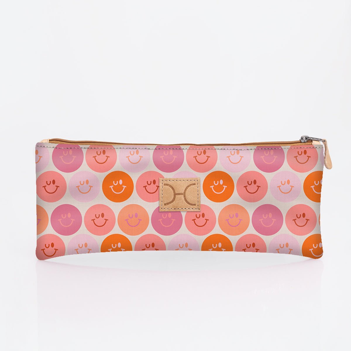 Thandana Laminated Fabric Triple Zip Pencil Case - KaryKase