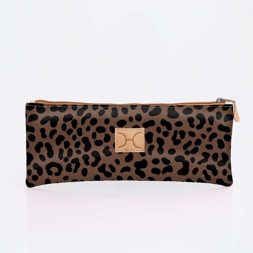 Thandana Laminated Fabric Triple Zip Pencil Case - KaryKase