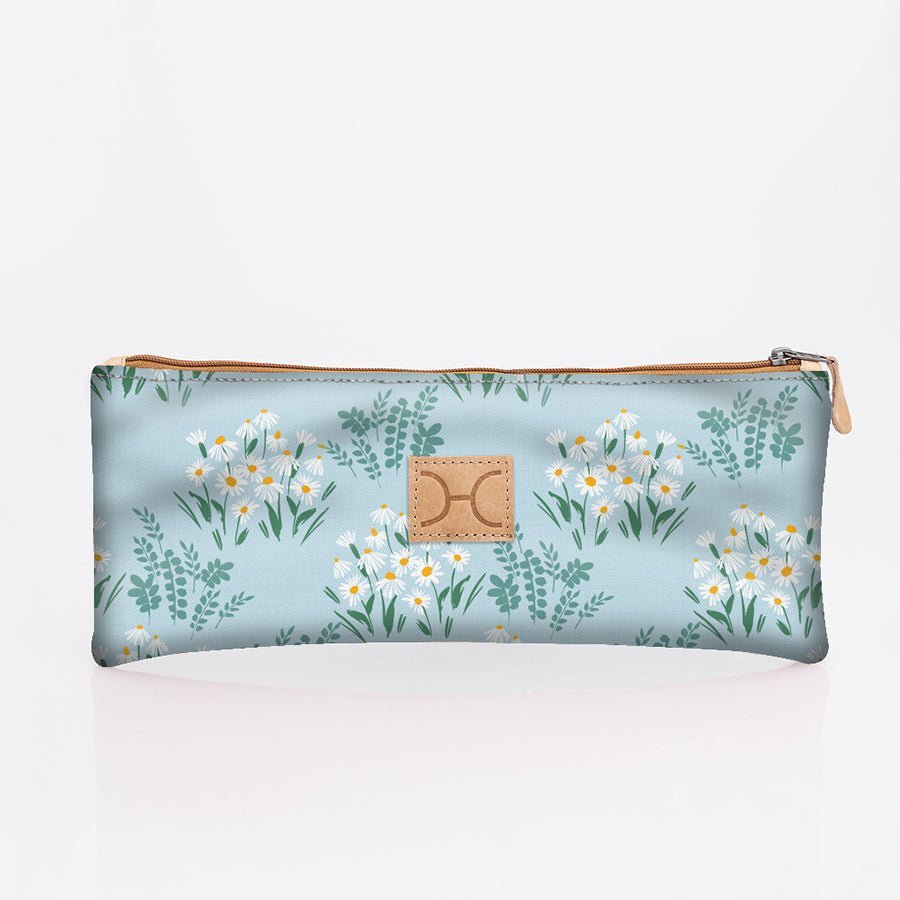 Thandana Laminated Fabric Triple Zip Pencil Case - KaryKase