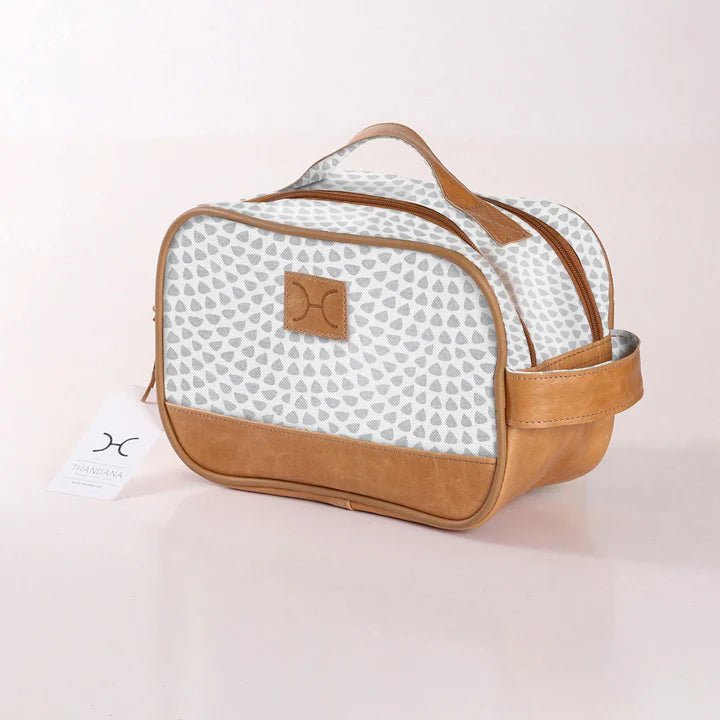 Thandana Laminated Fabric Vanity Bag - KaryKase