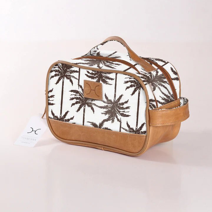 Thandana Laminated Fabric Vanity Bag - KaryKase