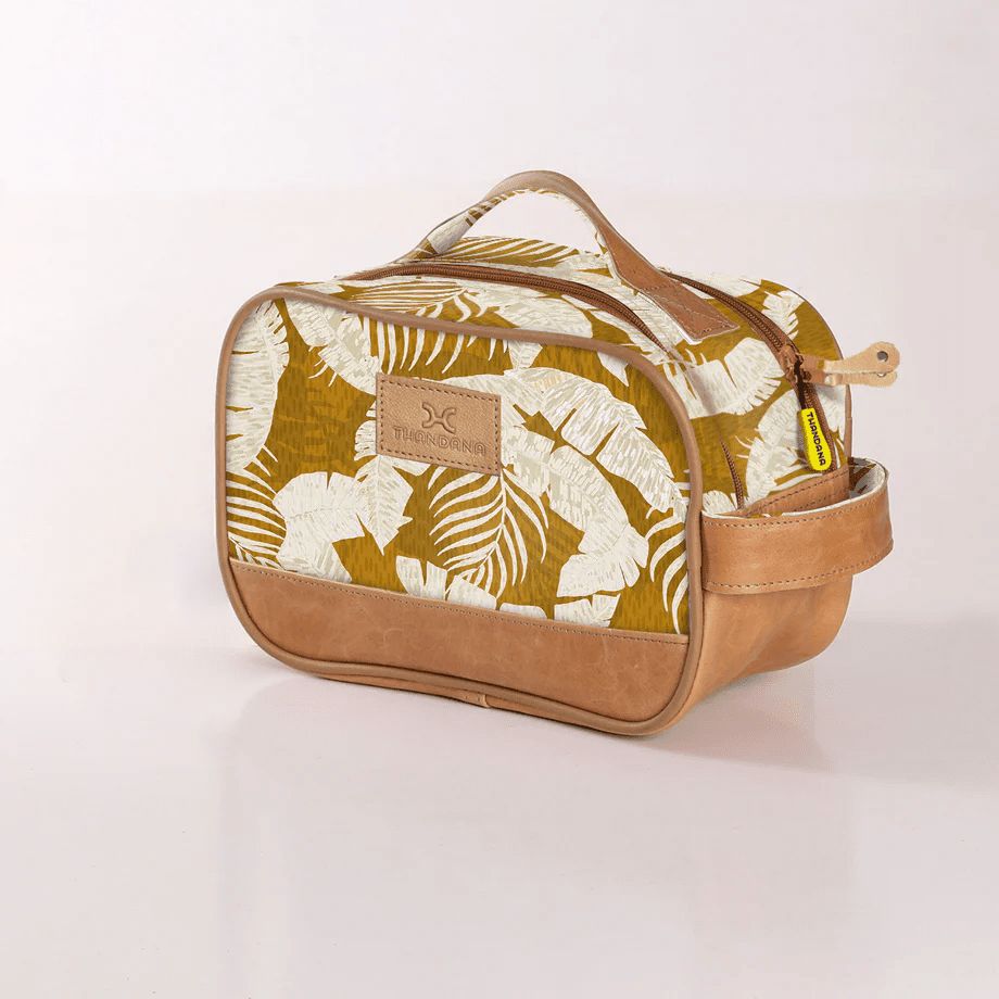 Thandana Laminated Fabric Vanity Bag - KaryKase