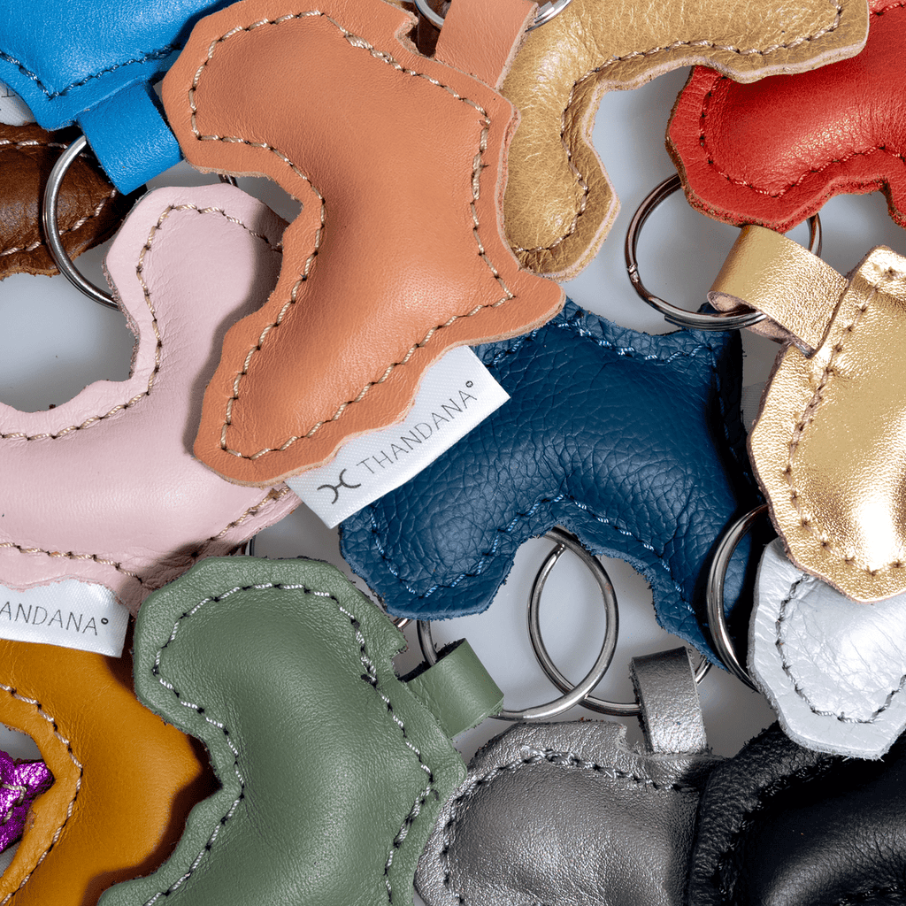 Thandana Leather Africa Key Ring - KaryKase